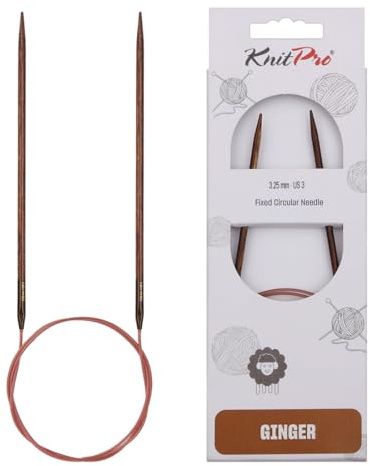 KnitPro Ginger Fixed Circular Needles 16 (40cm) | 3.25mm