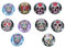 BESTonZON 10 Stück Kühlschrankmagnete Time Edelstein Totenkopf Halloween Home Decor Geschenk Kühlschrank Magnet Aufkleber für Geschäft Home Restaurant