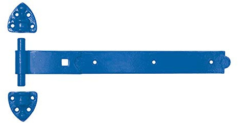 Perry Equestrian 127-PP0600BL 600 mm 24 inch no.127/PP Heavy Reversible Hinges-prepacked, Blue
