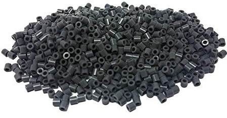 WS UK 1000 Pack Fuse Beads 5mm Midi - works like Hama Beads [Dark Grey]