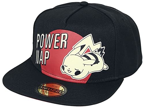 Difuzed Pokémon Pikachu - Power Nap Männer Cap schwarz one Size