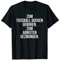 Zum Fußball gucken Geboren Zum Arbeiten Gezwungen - Hobby T-Shirt