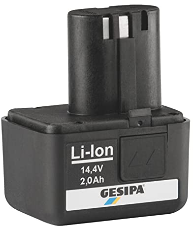 GESIPA Batería de repuesto original de 2,0 Ah / 14,4 V para alicates de remaches AccuBird®