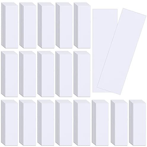 Landhoow 200 Stück Parfüm ätherische Öle Tester Weiße Teststreifen Testen Parfüm Papierstreifen Parfüm Tester Probestreifen für ätherisches Öl Duft