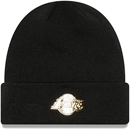 New Era NBA Wintermütze Beanie - METALLIC Los Angeles Lakers