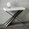 IMAGO FACTORY Tiago - Consolle Allungabile, Tavolo Allungabile Sala da Pranzo (Fino a 300cm) Mobile Consolle Ingresso Moderno, Tavolo Cucina Allungabile, Console Arredo Made in Italy (Bianco Frassino)