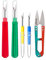 Taglia Asole Per Cucito, Scuci Asole, Taglia Filo Seam Ripper, Ripper Cucito, Unpicker, Cucitura Ripper Kit, Kit Taglia Cuciture Per Cucito, Rasafilo Sarta, Seam Ripper, Levapunti Cucito, 5 Pezzi