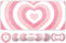 iLeadon Tastatur-Mauspad-Set, großes Gaming-Mauspad + Tastatur-Handgelenkauflage + Maus-Handgelenkkissen + Untersetzer, 89.9x39.9 cm erweiterte Schreibtischmatte für Home Office, rosa Herz