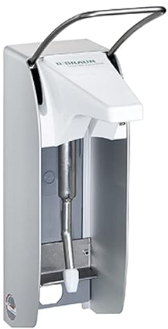 B.Braun 4400114 Plus ELS K24 Wandspender, Langer Armhebel für 500ml, Euroflaschen
