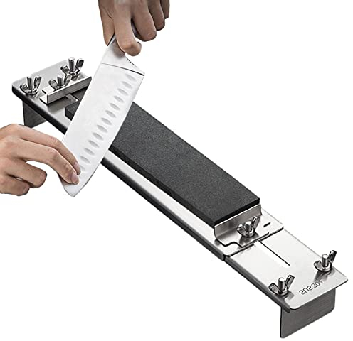 Schleifstein-Halter | Schleifstein-Spüle-Brücke aus Edelstahl – verstellbarer Spülbecken-Schleifstein-Behälter für 7 c - 24 cm Schleifstein, Ölstein, Naturstein, Diamantstein Lingjiong