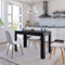 ZEYUAN Esstisch Schwarz 120x60x76 cm Holzwerkstoff, Küchentisch, Esszimmertisch, Dining Table, Kitchen Table, Esszimmer Tisch, Sitzecke, Essen Tisch