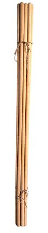 pokm toolsmarket - Besenstiel Holz Ersatzstiel, 120 cm, Holzstiel aus Buchenholz, Gerätestiel Ø22 mm, Holzstiele für Gartengeräte, Gartenhacken, EU-Produktion - 10 stk.