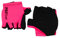 Handschuhe Made in Italy Pink Neon Pink Professionelle Handinnenfläche widerstandsfähig Anti-Kalk Radfahren Fitnessstudio Laufen MTB Spinning Medium