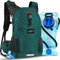 Lunidry Trinkrucksack Fahrradrucksack mit Trinkblase 2L Wasserdicht Sportrucksack, 20L Hydration Rucksack Herren Damen Outdoor Laufrucksack Tagesrucksack Wanderrucksack für Camping Ski MTB Fahrrad