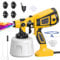 Electric Paint Sprayer, 800W Fence Paint Sprayer with 1400ML Container, Paint Sprayers for Fencing and Decking, Electric Spray Gun 1200 Ml/Min with 4 Nozzles and 3 Patterns For Furniture, Cabinets