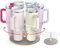 Kssiaz Stanley Becherhalter, Drehbar Tassenhalter für Stanley 40 oz Becher, Arbeitsplatte Kaffeetasse Becherhalter Organizer für Küchen Arbeitsplatten und Schränke, Grau