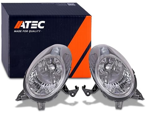 ATEC Germany 2x Scheinwerfer H4 mit Stellmotor mit Stellmotor für LWR