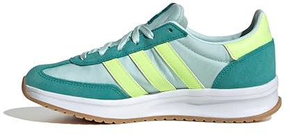 adidas Womens Run 70s 2.0, Halo Mint/Yellow/Pure Teal, 4.5 UK