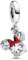 PANDORA Moments Disney Minnie Maus Silhouette Charm-Anhänger aus Sterling Silber mit Zirkonia, Kompatibel Moments Armbänder, 793533C01
