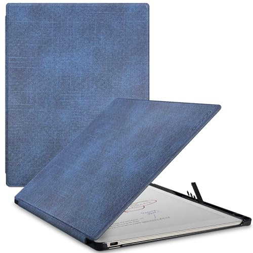 Aippdo Case for Remarkable Paper Pro Tablet 11.8 (Released in 2024), Hard Back Shell Protective Book Folio Cover with Built-in Pen Holder, with Auto Sleep/Wake Function.
