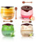 DOOCECIY 4 Stück Honey Balm Set, Moisturizer Honey Lip Balm für Trockene, Rissige, Sich Schälende Lippen