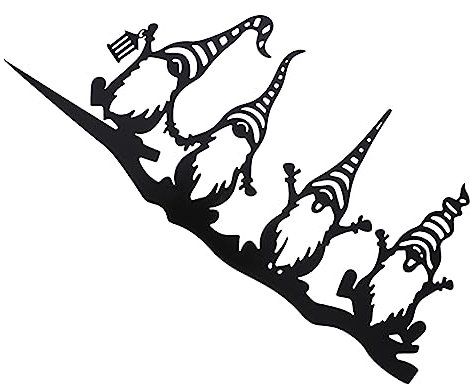 CIMAXIC Garten Zwerg Deko Wetterfeste GNOME Gartenstecker Kreative Gartendekoration Aus Resin Gnom Mit Schild Für Pflanzen Gartenkunst Für Innen Und Außen Gärtner Bonsai Deko