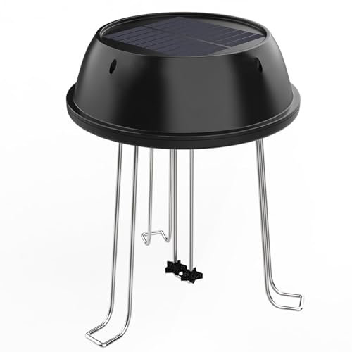 Solarbetriebener Wasserwackler für Vogelbad, 0,5 W, solarbetriebenes Wasserrührwerk zur Dekoration, Vogeltränke, Gartenpumpen, Dekoration für Teichzirkulation, Gartendekoration