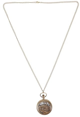 MUCKLILY Zug-taschenuhr Mit Arabischen Ziffern Unisex-taschenuhr Für Herren Und Damen Quarzwerk Filigranes Hohldesign Kette Geeignet Für Lerge Anlässe