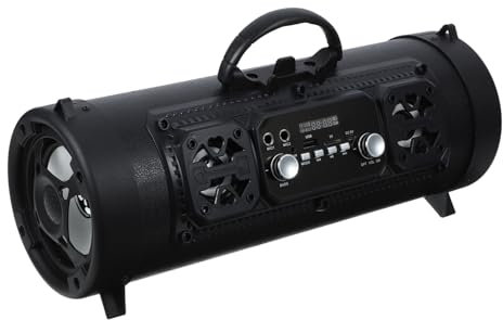 DOITOOL Haut-Parleur sans Fil Caisson de Basses sans Fil Haut-Parleur de Caisson de Basses Plastique Black