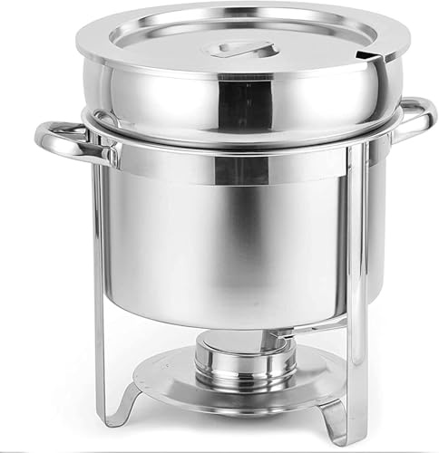 Edelstahl Chafing Dish Buffet Set mit Wasserpfanne und Deckel für Event Catering und Party Servieren