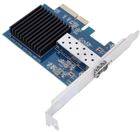 Cuifati 10-Gbit/s-PCIe-Netzwerkkarte mit Einzelnem SFP-Port, Glasfaser-NIC für -Server-Workstation, PXE-Boot-Wake-on-LAN-Unterstützung, IEEE 802.3ae