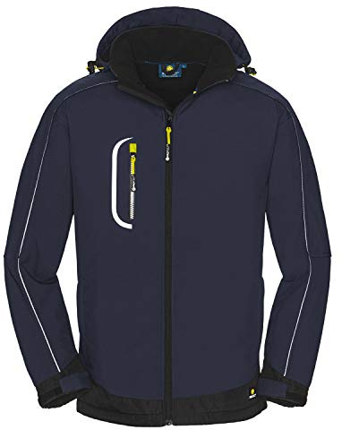 4Protect Softshell Jacke Montana, 1 Stück, marineblau/schwarz, 3391-XXL