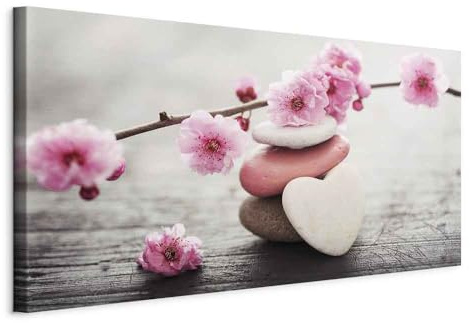 murando - Leinwandbild Spa 140x70, 140x70 cm, 1-teilig, Schlafzimmer | Hochwertige Leinwand, sofort aufhängbar, ideal fürs Wohn- oder Schlafzimmer, wasserfest und lichtecht, langlebig, stilvoll