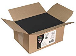 Clairefontaine 55835C Packung mit 200 Umschläge Pollen, 110 x 220mm, haftklebend, 1 Pack, schwarz