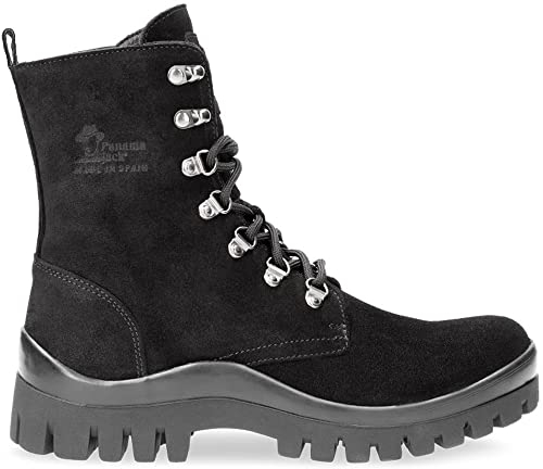 Panama Jack Damen Hongkong Combat Boot, Negro, 39 EU