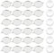 UNICRAFTALE 100 stücke 304 Edelstahl Cabochon Stecker Einstellungen Flache Runde Blank Trays Lünette Cabochon Stecker Charms Connector Charms Anhänger Trays Für Schmuckherstellung Tray 20mm