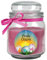 HS Candle Duftkerze als Ostergeschenk (Lavendel-Duft), Design: Ostereier - Kerze als Osterdeko - 300g. Wachs mit ca. 70 Stunden Brenndauer