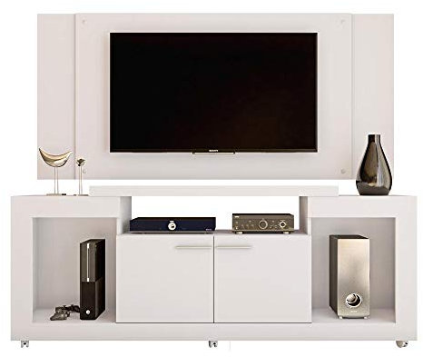 Caemmum Meuble TV Mural 55 Pouces Blanc