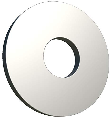 M4 Arandela Plana Grande 200 PcsDe Acero Aleado Chapado Zincado Arandela De Bloqueo, Juego De Anillo De Sellado Plano Para Tornillos Sujetadores Arandelas ISO7093 DIN 783 (4mm x 12mm)