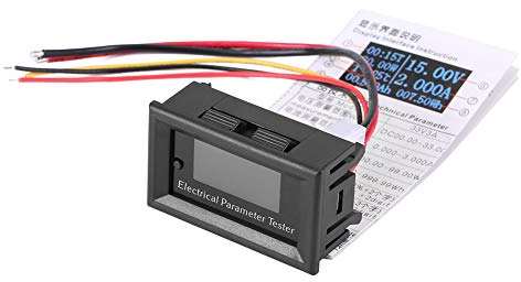 Spannungsprüfer, Akozon 7-in-1 Voltmeter Amperemeter Multifunktions Messgerät für Elektrische Parameter Spannung Ampere Strom Leistung Energietester