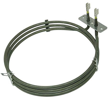 sparefixd Fan Heater Round Element 2000w to Fit Smeg Oven Cooker 806890882