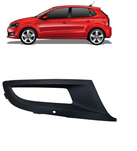 DM Autoteile 109236 Nebelscheinwerfer Gitter vorne rechts kompatibel für VW Polo V 6R1 6C1 602 604 2009-2014