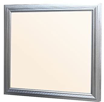 ECD Germany LED Panel Dimmbar Deckenleuchte 30x30 cm 12W Warmweiß 3000K 1200 Lumen mit Trafo und Aufhängeset, Ultraslim, Quadrat, Lampe Deckenlampe Deckenstrahler Deckenpanel Wandleuchte Pendelleuchte