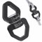 Columpio giratorio, dispositivo giratorio de seguridad 35KN, giratorio Digtichnny para columpio de árbol de telaraña, baile aéreo, columpio infantil, hamaca colgante (negro completo)