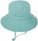 Malaxlx Unisex Baby Sonnenhut Grün Fischerhut Säugling Sommerhut Breiter Krempe Strandhut für 0-6 Monate Mädchen Jungen