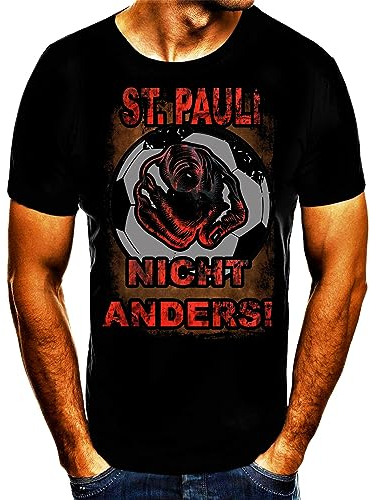 St. Pauli Fußball Fan Stadt T-Shirt (4XL)