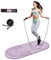 LaiEr Jump Rope Mat,Fitness Exercise Mat Knees Protection Impact Absorption Jumping Rope MatIndoor & Outdoor Skipping Non-Slip for Home Gym (140cm*62cm*8mmLight purple)