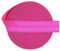Bristlegrass Neon-Rose, 4,5 m, Satin-Elastikband zum Nähen, Rolle, glänzendes, dehnbares Band für Haargummis, Stirnband, Kleid, DIY, Nähen, einfarbig, Spitze, Neonrose (4,5 m, 1,6 m