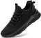 Oltyutc Womens Trainers Running Shoes Breathable Gym Sports Tennis Shoes Black Womens Size 4 UK(Label Size:37)