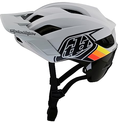 Troy Lee Designs Unisex-Erwachsene Flowline SE MTB-Helm, Weiß, XL